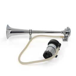 Tromba ad Aria Cromata 12V con Compressore
