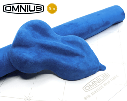 Omnius Zelfklevende Stof met Alcantara-Look Blauw