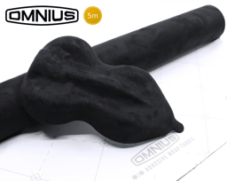 Omnius Självhäftande Tyg med Alcantara-Look Svart