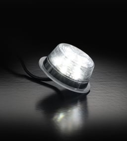Feu De Gabarit Danois LED Commutable Verre Clair