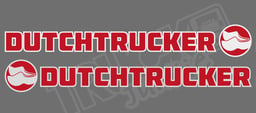 DutchTrucker – Set D'autocollants De Fenêtre Sabots – Deux Couleurs