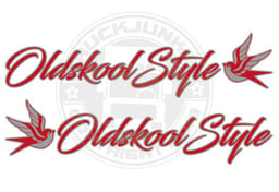 Oldskool Style Swallow – Set D'autocollants 2 Couleurs