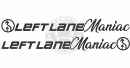 Left Lane Maniac – Set D'autocollants