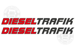 Diesel Trafik – Set D'autocollants – 2 Couleurs