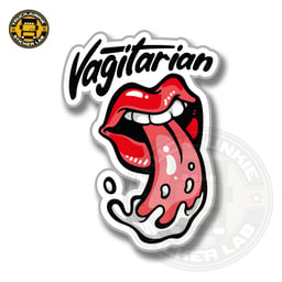 Vagitarian - Autocollant à impression intégrale