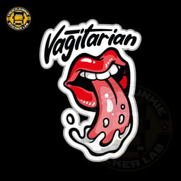 Vagitarian - Autocollant à impression intégrale
