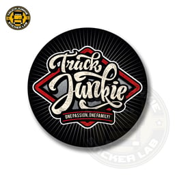 Truckjunkie - Red wyber - Autocollant imprimé intégral