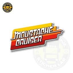 Autocollant Logo Moustache Cruiser