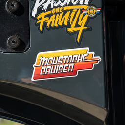 Autocollant Logo Moustache Cruiser