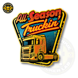 All Season Truckin' Sticker