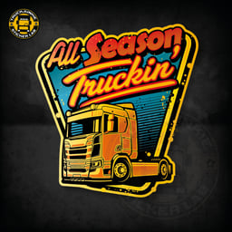 All Season Truckin' Sticker
