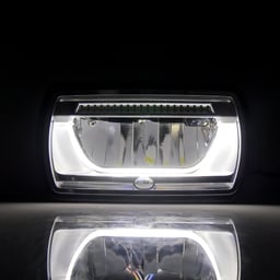 Projecteur Hella Jumbo 320 LED orange/blanc, feu de position