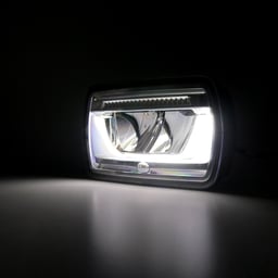 Projecteur Hella Jumbo 320 LED orange/blanc, feu de position