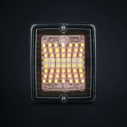Flash de plage Izeled avec lentille claire