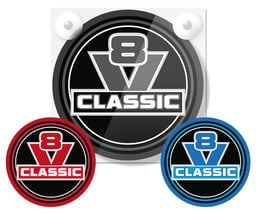 V8 Classique Noir boîte lumineuse Deluxe Complète
