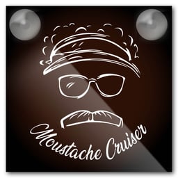 Boîte lumineuse Moustache Cruiser Complète