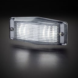 Omnius Slimline LED Dubbelbrander Transparant Schakelbaar Wit Oranje