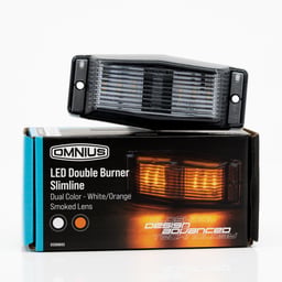 Omnius Slimline LED Luce Doppia Smoked Commutabile Bianco Arancione
