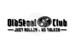 Old Skool Club Just Rollin No Talkin - Autocollant