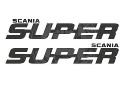 Autocollant De Fenêtre Super Scania – Choisissez Taille & Couleur