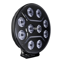 Strands 9" Voll-LED-Fernscheinwerfer mit orange/weißem Positionslicht