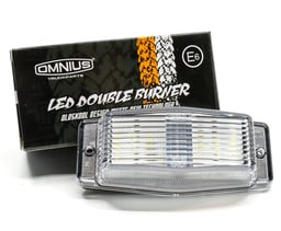Omnius Feu Double Ampoule LED Oldskool Verre Transparent Orange