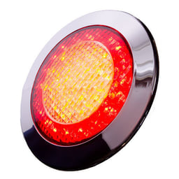 Jokon LED achterlicht rond met chrome ring
