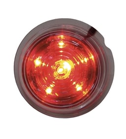 STRANDS Largeur Lampe Verre Clair Feu Rouge 12V/24V Homologué E Câble 5m