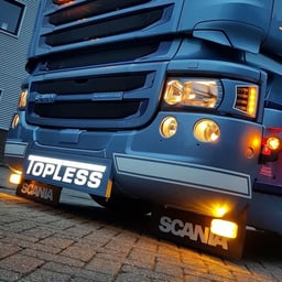 Bavette Scania Noire 65x43cm