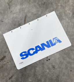 Garde-boue Scania blanc 65 x 43 cm
