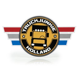 Emblème en aluminium Truckjunkie Relief 32x18,5cm