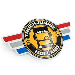 Emblème en aluminium Truckjunkie Relief 32x18,5cm
