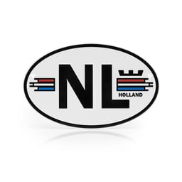 NL Aluminium Emblem Relief 18x11,5cm