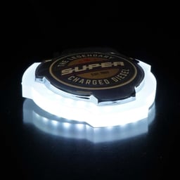 Emblème Illuminé Scania Aspect Mat 24V 95x95mm