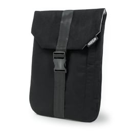 Support pour ordinateur portable Omnius 14 pouces noir aspect Alcantara fermeture à clip