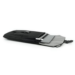 Support pour ordinateur portable Omnius 14 pouces noir aspect Alcantara fermeture à clip