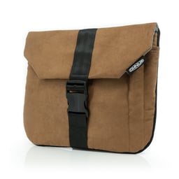 Étui pour tablette Omnius Marron Aspect Alcantara Fermeture à Clip