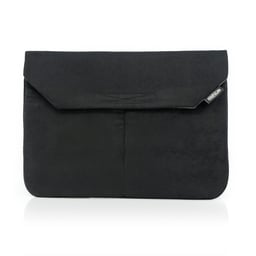 Support pour ordinateur portable Omnius 16 pouces noir aspect Alcantara fermeture velcro