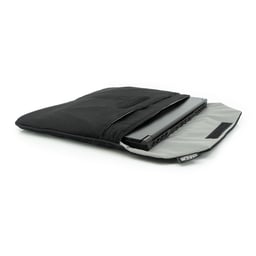 Support pour ordinateur portable Omnius 16 pouces noir aspect Alcantara fermeture velcro