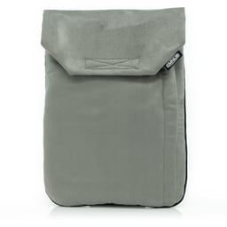 Support pour ordinateur portable Omnius 14 pouces gris aspect Alcantara fermeture Velcro