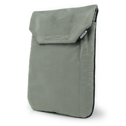 Support pour ordinateur portable Omnius 14 pouces gris aspect Alcantara fermeture Velcro