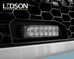 Ledson Avertisseur Lumineux Stroboscopique Scania Nouvelle Génération 2x Clignotants Orange Y Compris Cadres de Montage