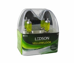 Lampade alogene Ledson YellowLook Giallo 12V 3000K 2 Pezzi