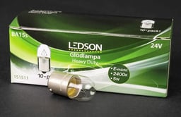 Lampe halogène 5W BA15s 1156 R5W 24V 2400K Homologuée E Heavy Duty
