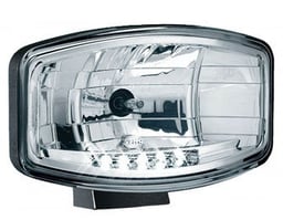 Hella Jumbo 320FF Luce di Posizione Chiara LED H7 12/24V 244,8x141x108,5mm