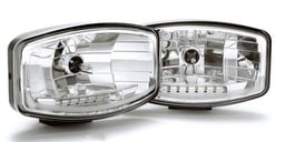 Hella Jumbo 320FF Luce di Posizione Chiara LED H7 12/24V 244,8x141x108,5mm