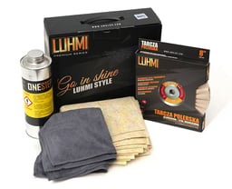 Kit di lucidatura in un solo passaggio Luhmi 1 Lucidante per alluminio 1KG