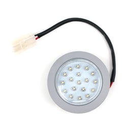 Spot intérieur blanc encastré 24V Ø 55,7mm 18 LED non-dimmable