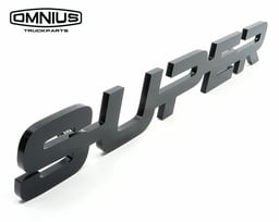 Super Emblem Brillant Haut 45x6,5 cm