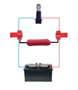 Résistance 2405 pour consommation électrique jusqu'à 5W